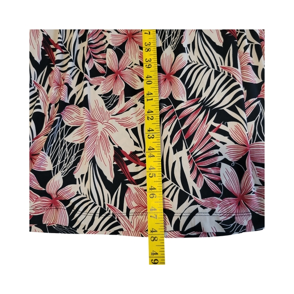 Floral Halter Maxi Dress - Pink and Black - Picture 6 of 7